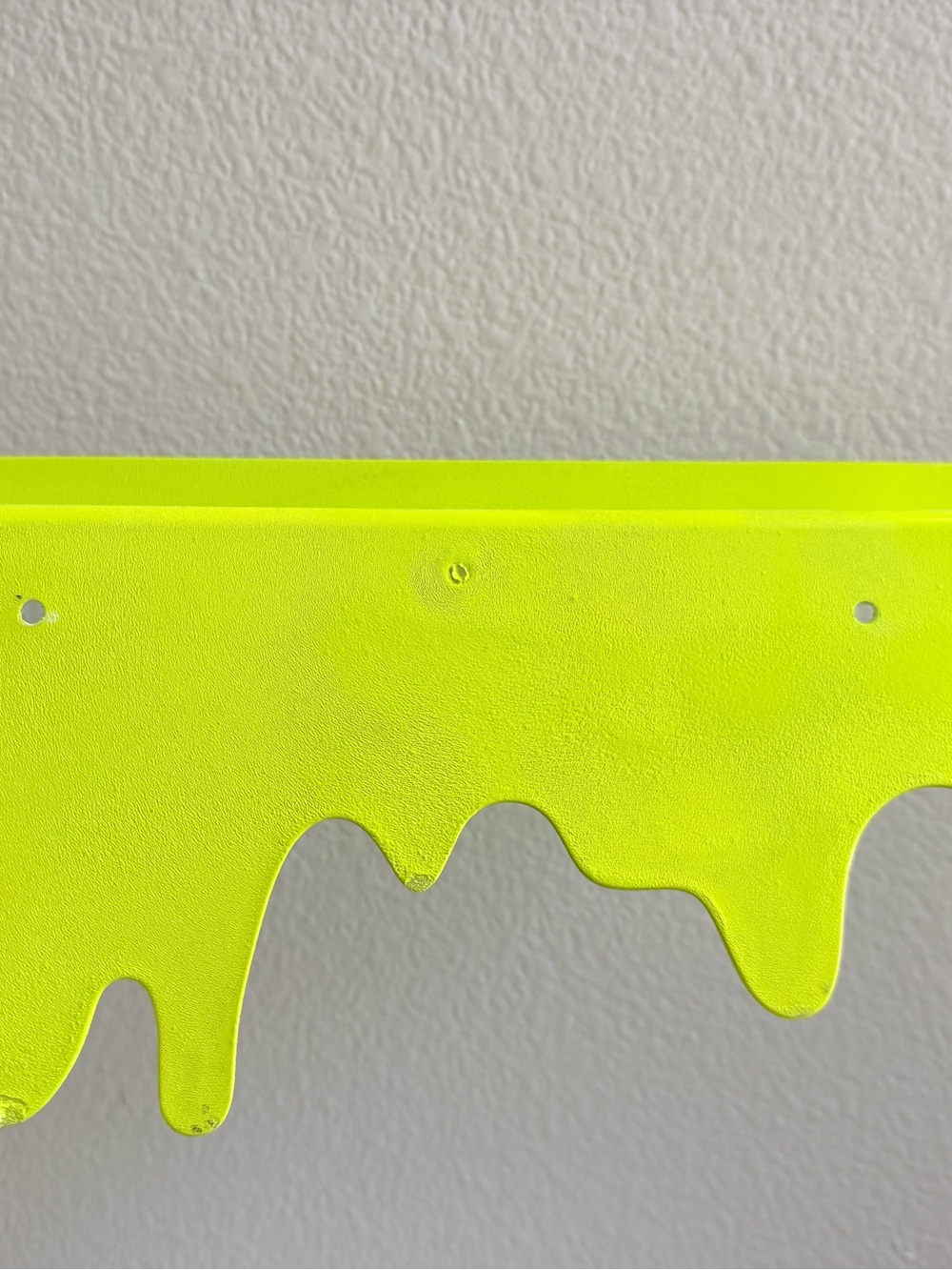 Neon Green Drip Wall Shelves - Set of 2 - Picture 5 of 10
